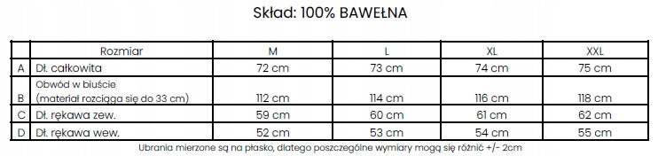 OlaVoga sweter MEW beżowy okrągły rozmiar XL