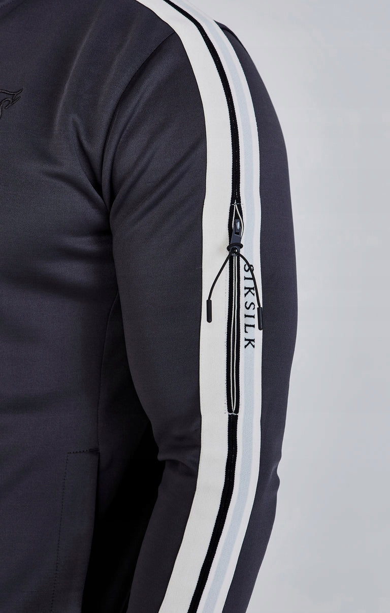 SIKSILK Bluza męska rozpinana szara SS-27007 rozmiar S