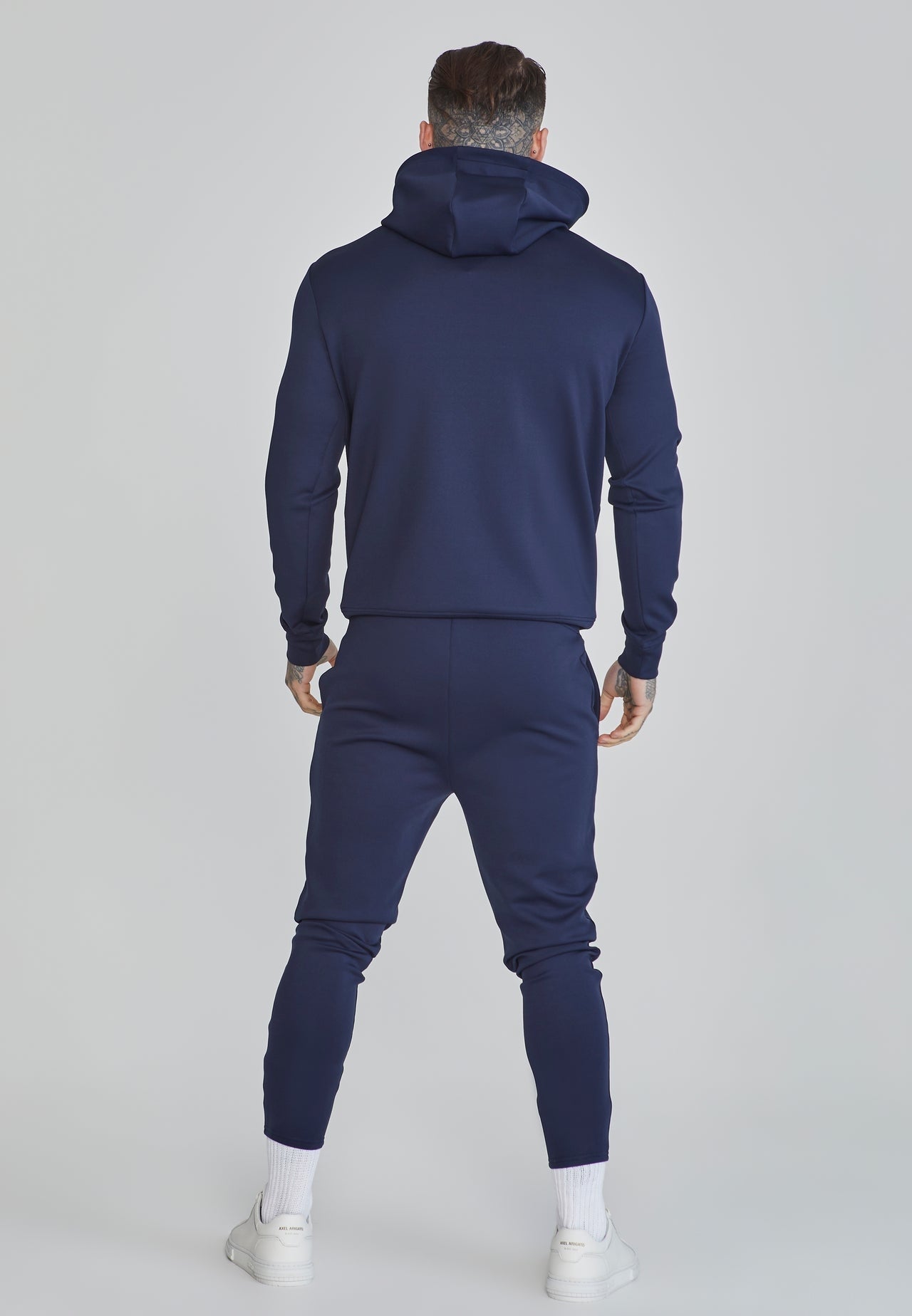 SIKSILK bluza dresowa niebieska SS-26416 Essentials Poly Hoodie S