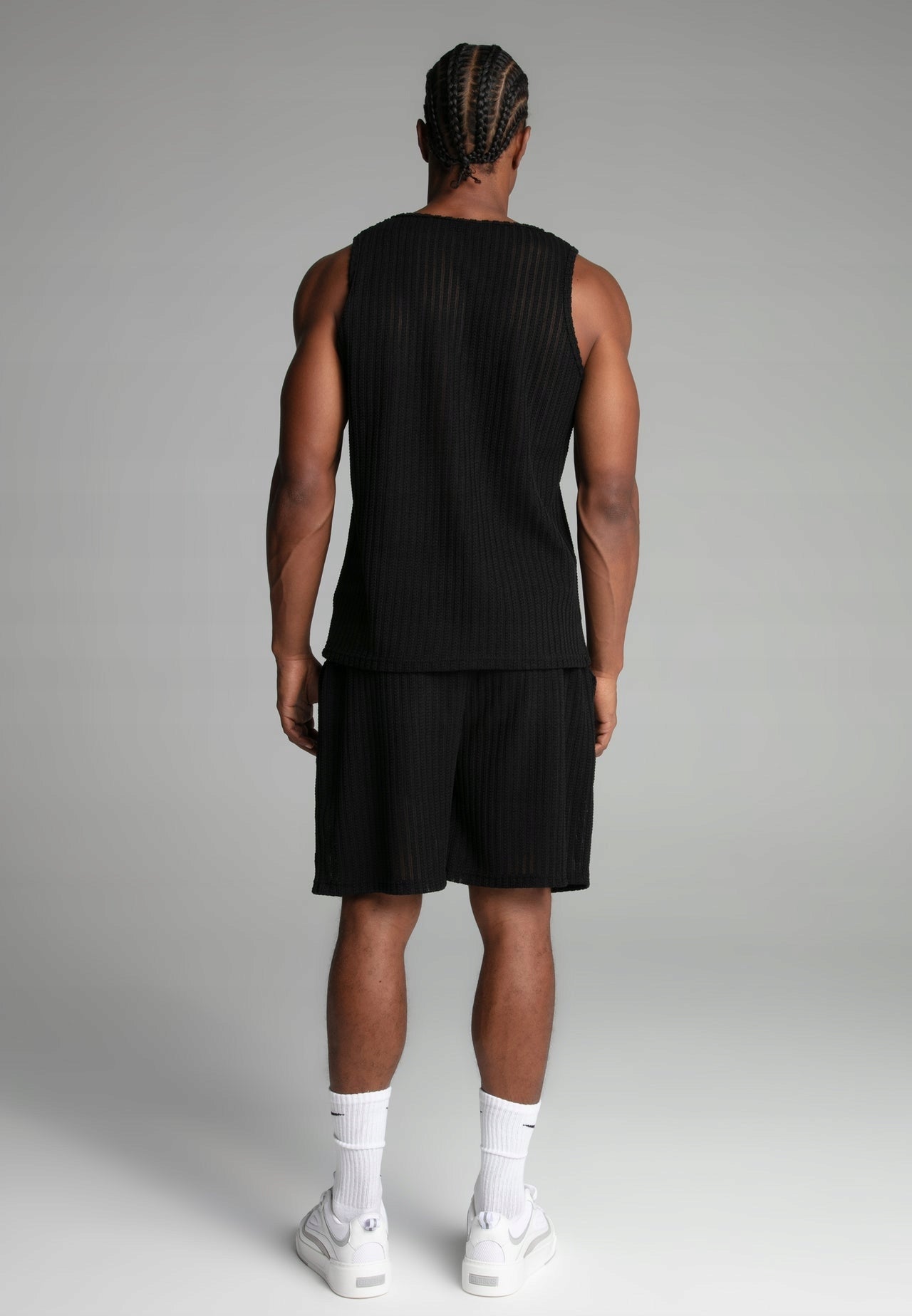 SIKSILK koszulka bez rękawów podkoszulka T-shirt SS-27413 rozmiar L