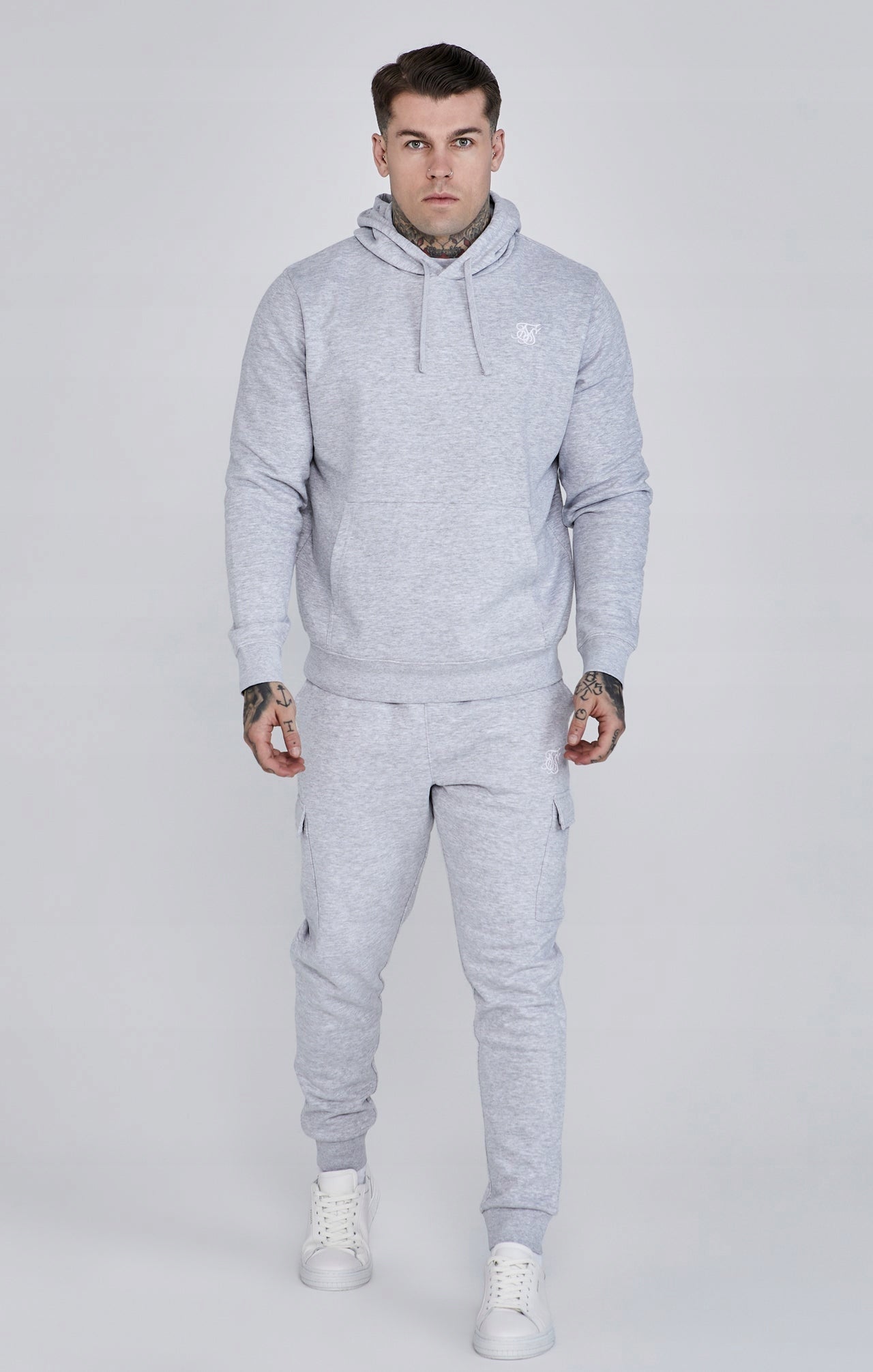 SIKSILK Spodnie dresowe męskie Essential Cargo Joggers SS-26939 rozmiar XXL