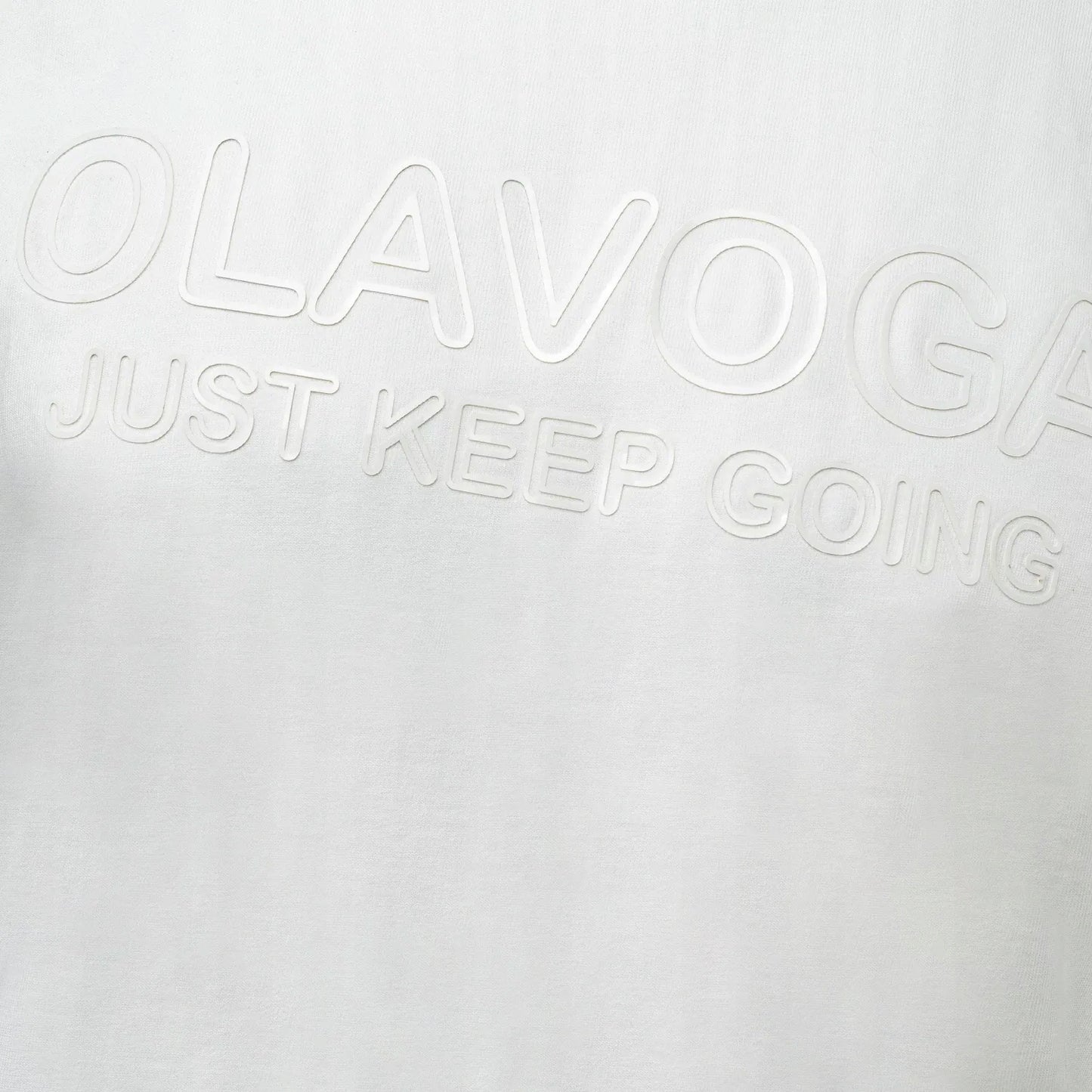 OLAVOGA T-shirt męski biały O LA VOGA COELLO ecru rozmiar M