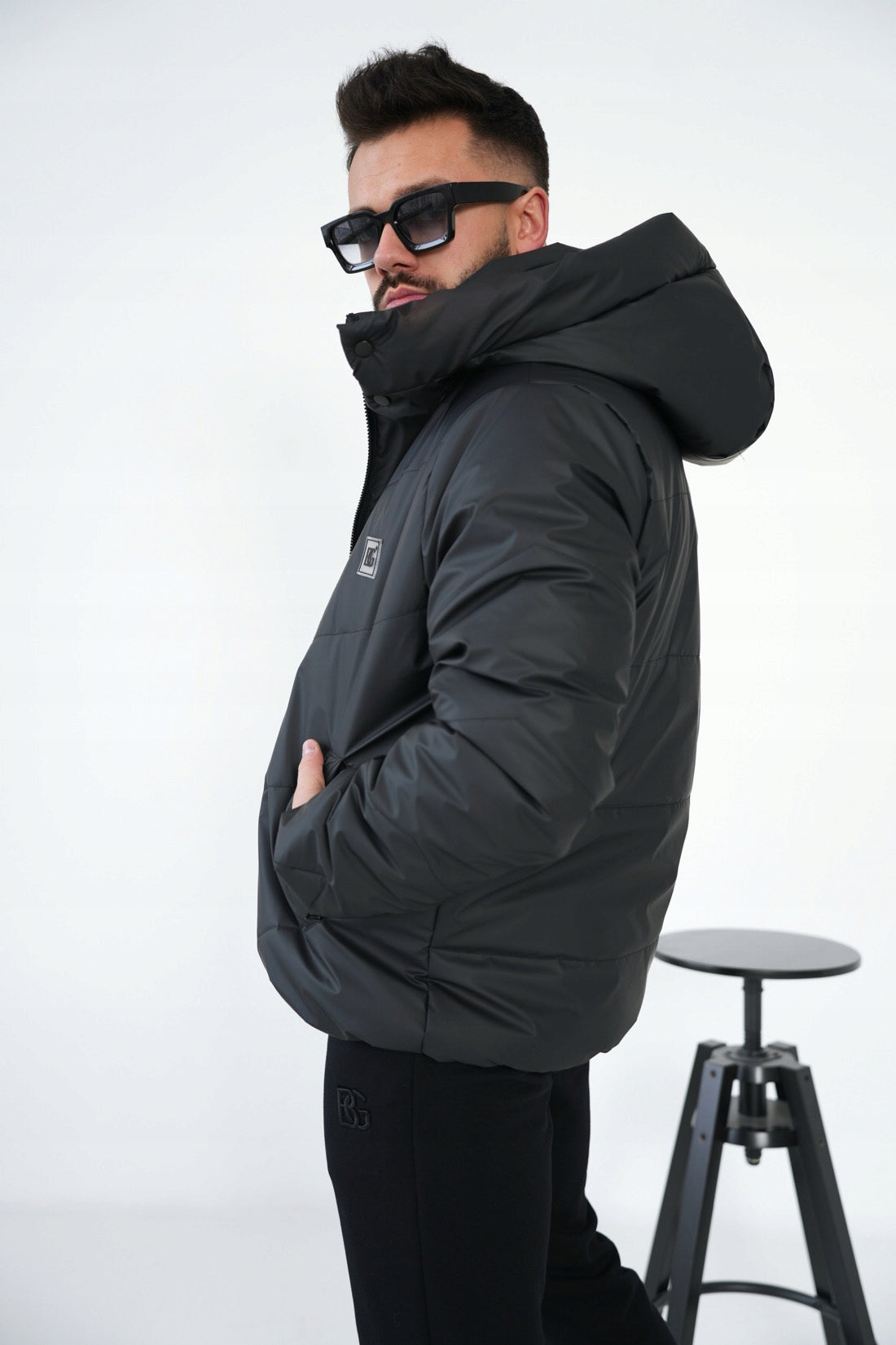 BRANDENBURG COUTURE kurtka męska zimowa czarna BG WINTER rozmiar XL
