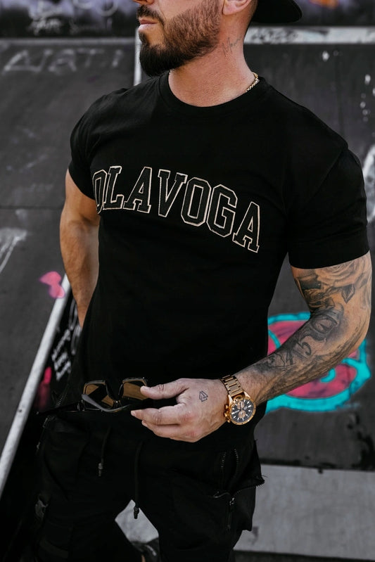 O LA VOGA BLUZKA T-SHIRT MĘSKI OLAVOGA ROQA CZARNY XL
