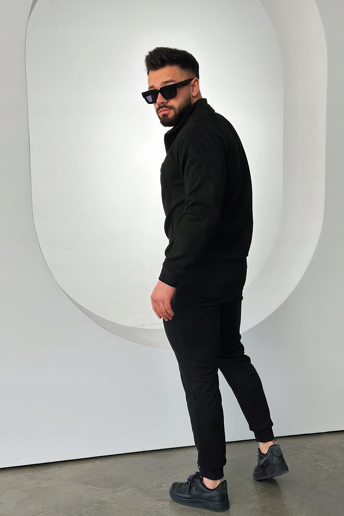BRANDENBURG DRESY MĘSKIE KOMPLET DRESOWY BG RIVAL | CZARNE rozmiar S