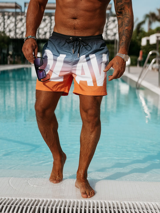 OLAVOGA spodenki męskie plażowe do połowy uda kąpielówki O LA VOGA ACTIVITY