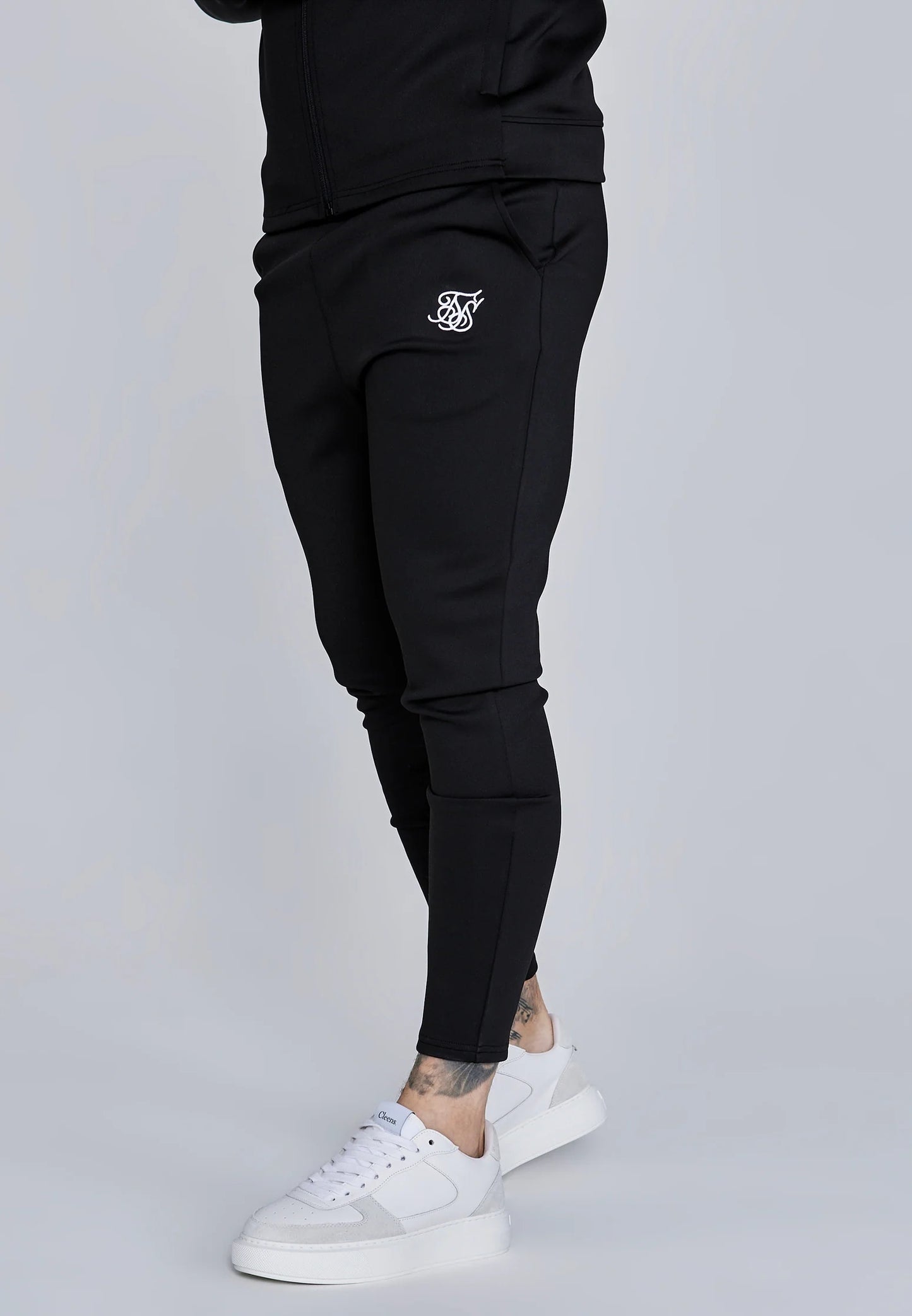SIKSILK dresy męskie Hoodie and Joggers Set czarne SS-28158 rozmiar XL