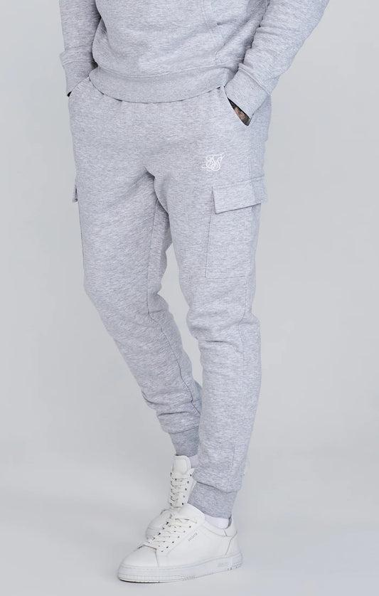 SIKSILK Spodnie dresowe męskie Essentials Cargo Joggers SS-26939