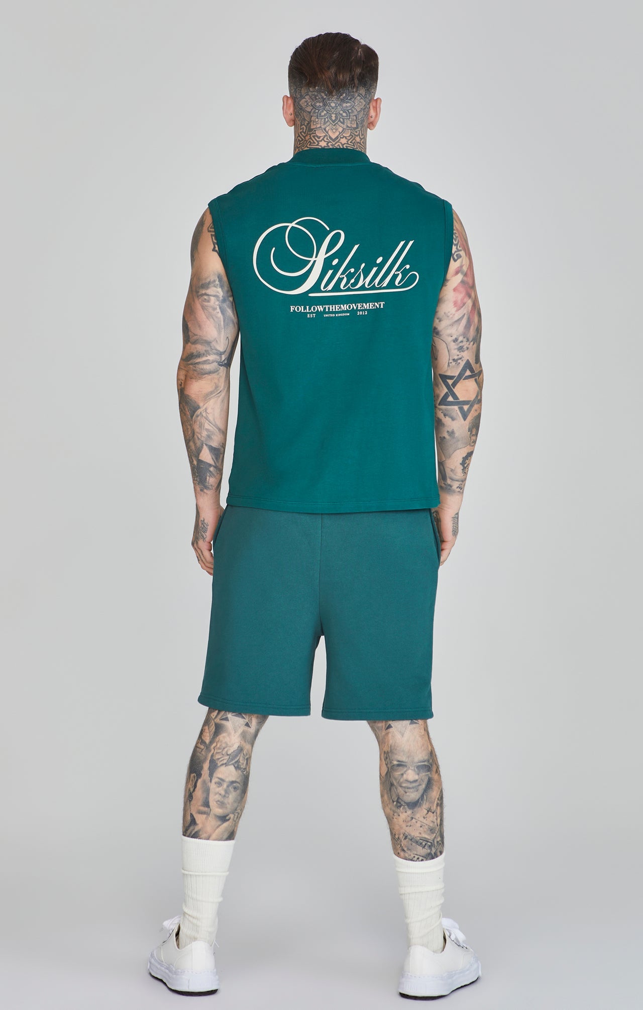 SIKSILK Koszulka bez rękawów Podkoszulek T-shirt męski SS-26785
