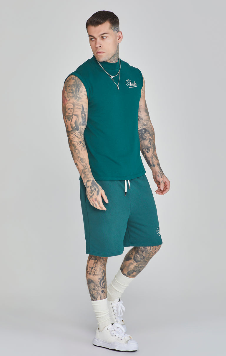 SIKSILK Koszulka bez rękawów Podkoszulek T-shirt męski SS-26785