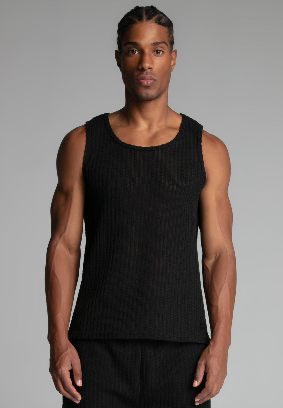 SIKSILK koszulka bez rękawów podkoszulka T-shirt SS-27413