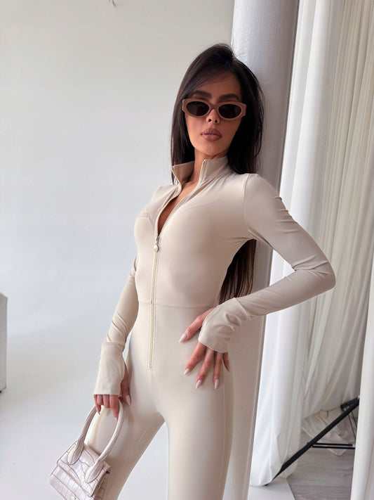 Kombinezon damski LAMANUEL RUMORS jasny beż M Lamanuel