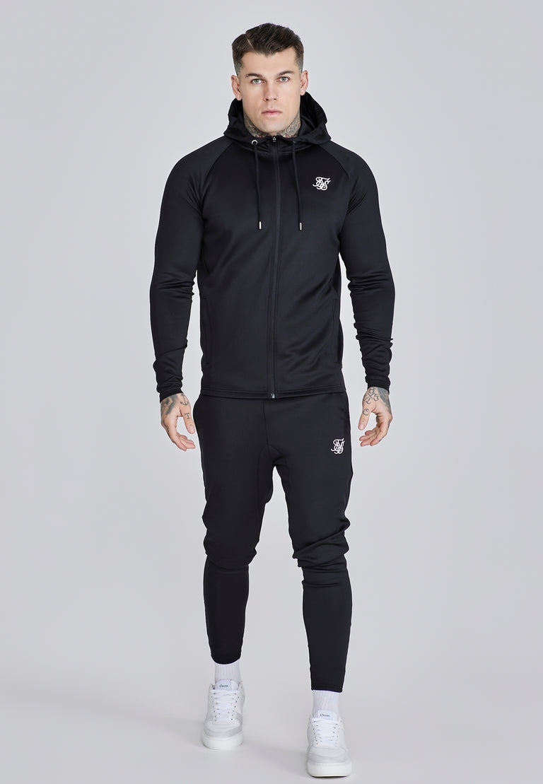 SIKSILK dresy męskie Hoodie and Joggers Set czarne SS-28158 rozmiar M