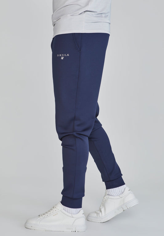 SIKSILK Spodnie męskie dresowe niebieskie granatowe SS-26902 rozmiar S
