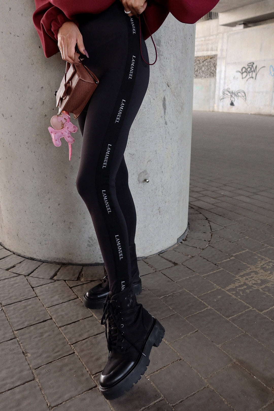 Legginsy damskie version czarne XS Lamanuel
