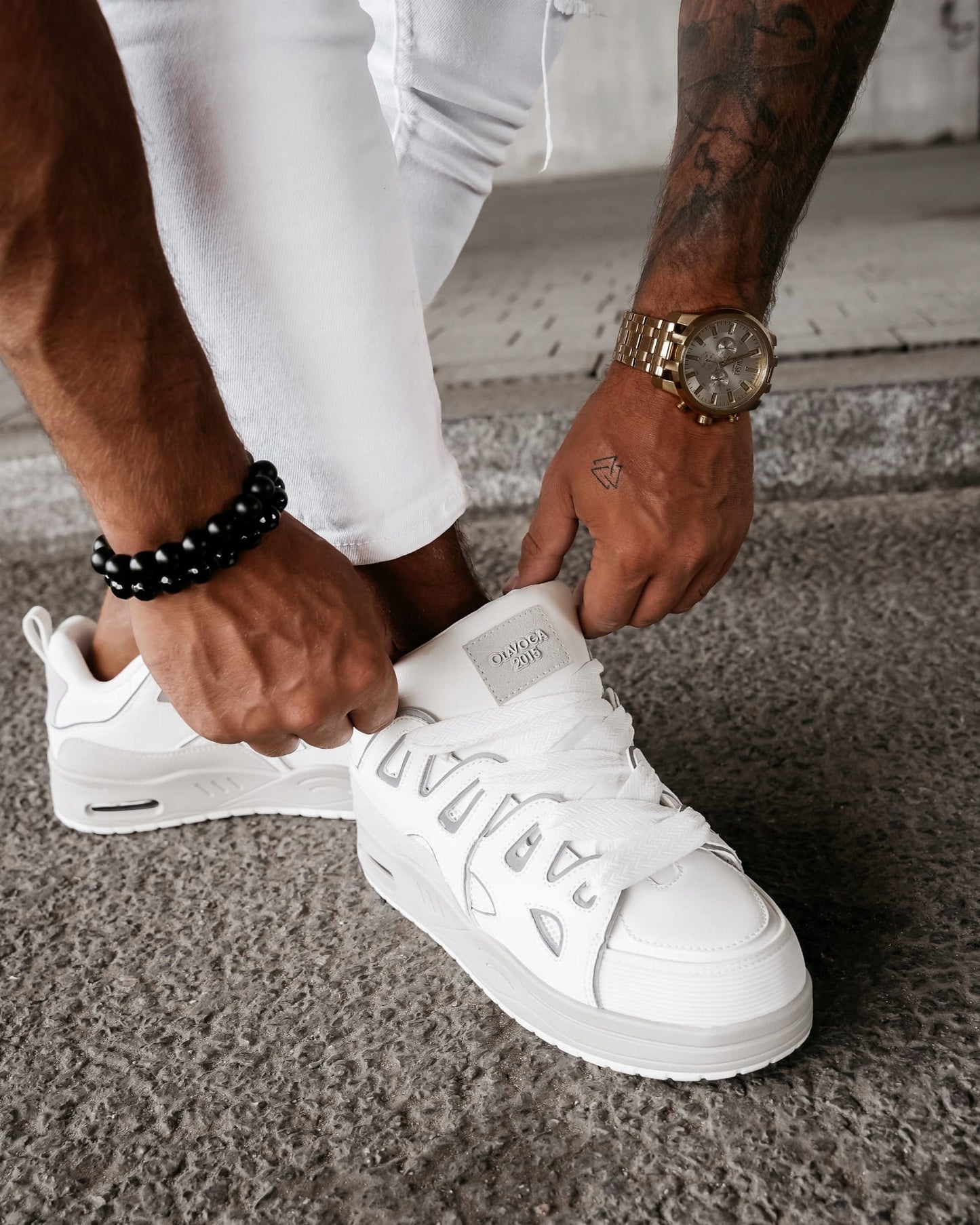 OLAVOGA SNAKERSY BUTY MĘSKIE O LA VOGA AUTHENTIC BIAŁE rozmiar 45