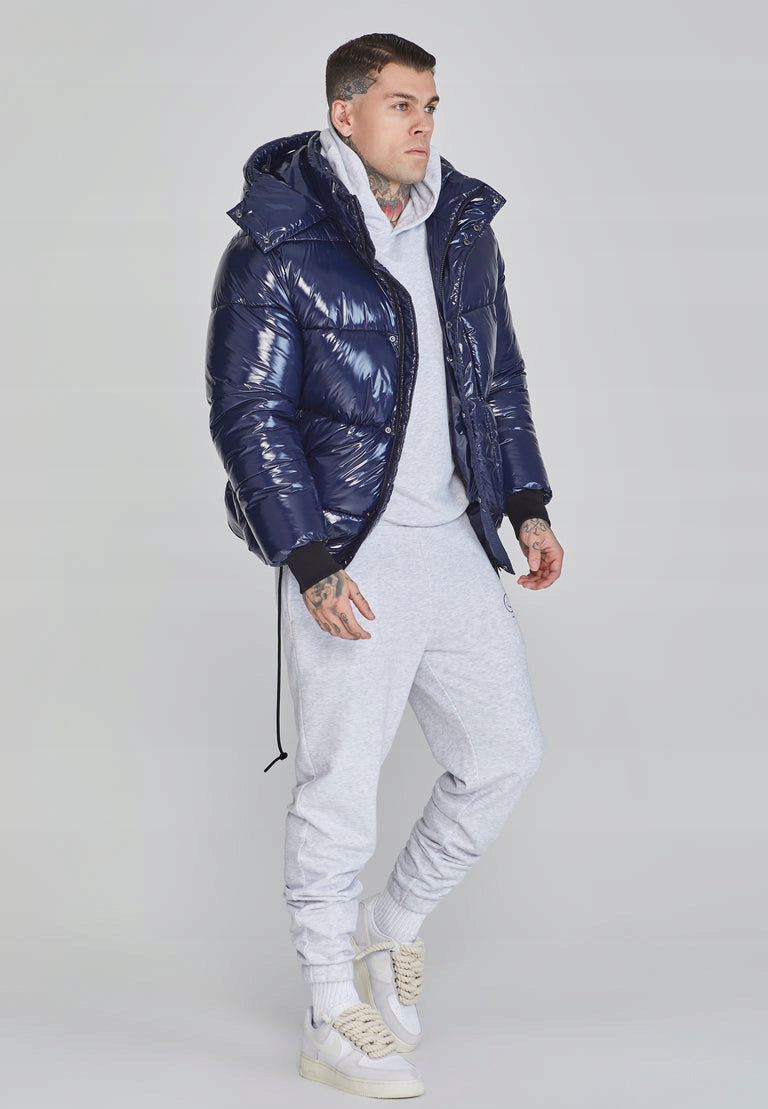 SIKSILK Kurtka męska niebieska SikSilk Puffer Jacket SS-26730 rozmiar L