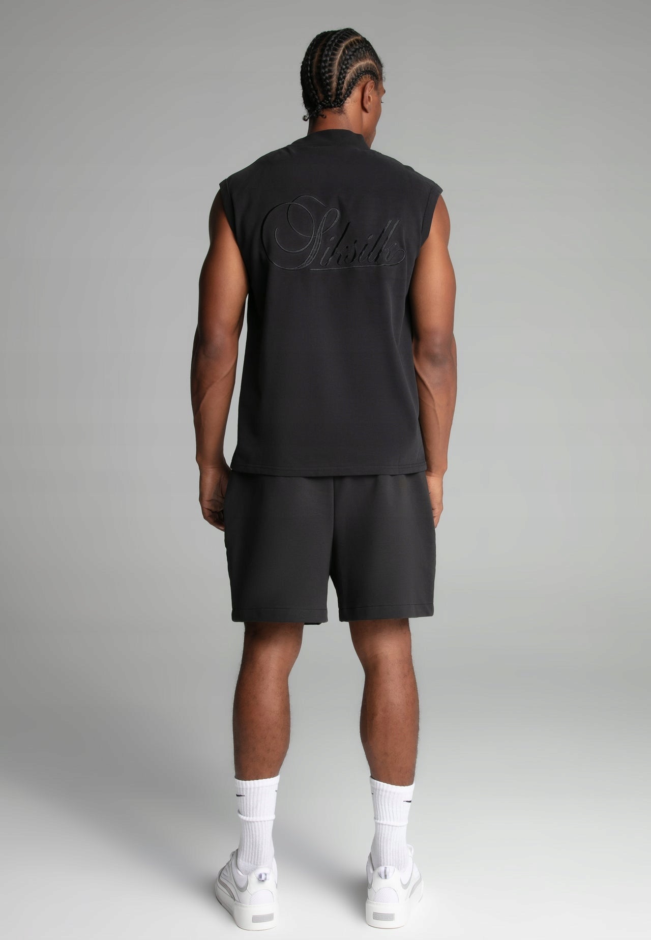 SIKSILK koszulka bez rękawów podkoszulka T-shirt SS-27362 rozmiar M