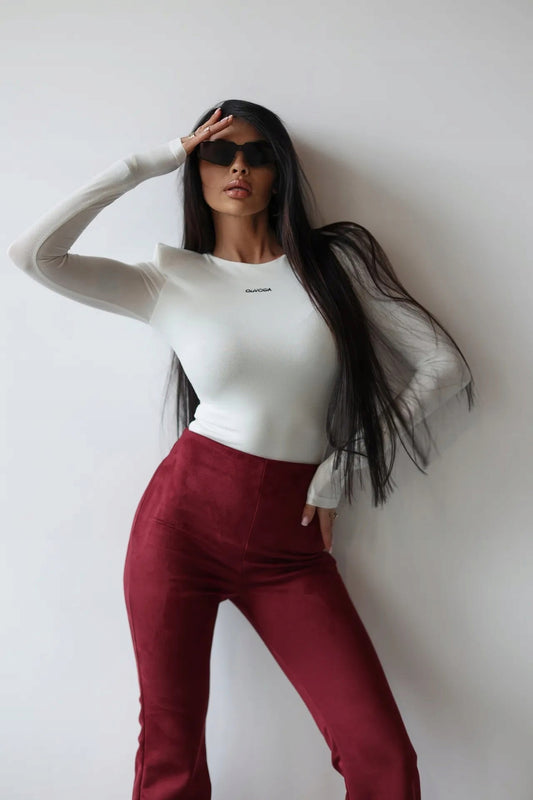 Body WISADA OLAVOGA - ecru [Rozmiar XS]