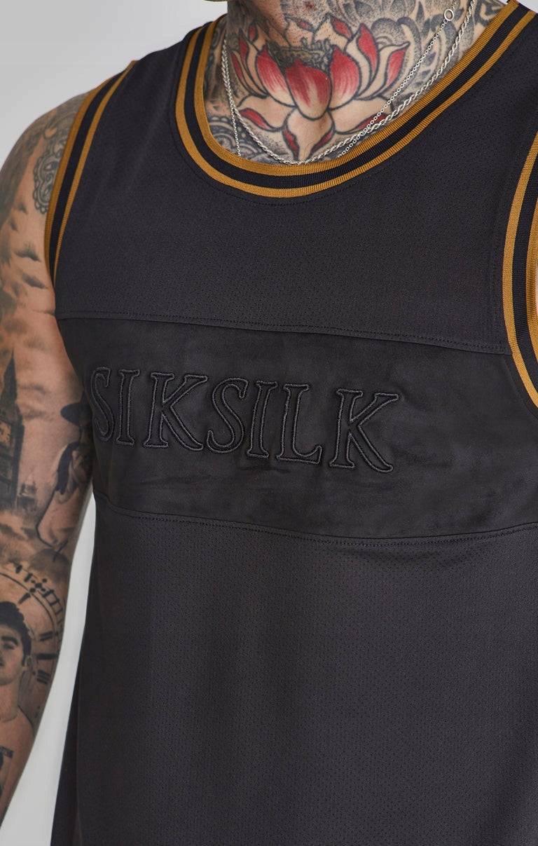 SIKSILK koszulka bez rękawów podkoszulka T-shirt SS-26057 rozmiar S