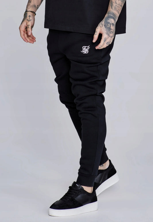 SIKSILK Spodnie Dresowe męskie Essentials Joggers SS-28344 czarne XL