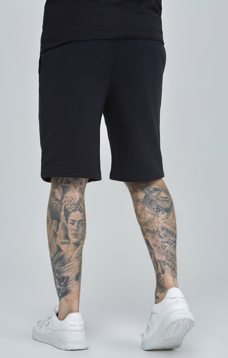 SIKSILK krótkie spodenki męskie czarne SS-24867 rozmiar XL