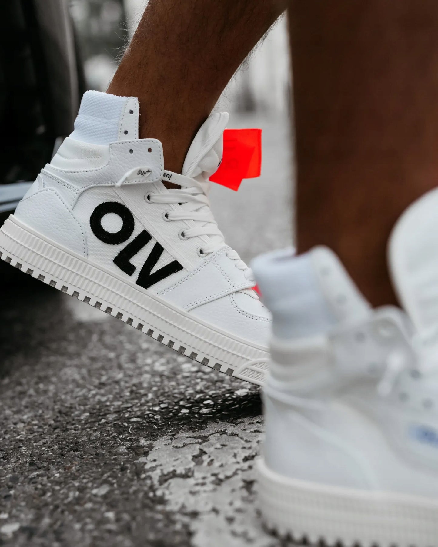 OLAVOGA Sneakersy buty męskie białe O LA VOGA Men HYPER - Biały rozmiar 45