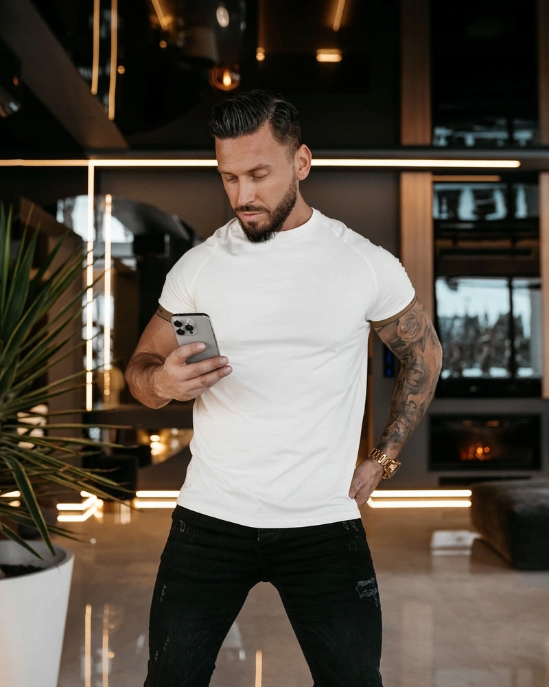 OLAVOGA T-shirt męski biały O LA VOGA RAYSIER 2026 ECRU rozmiar S