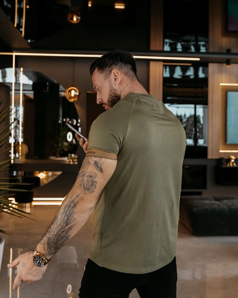 OLAVOGA T-shirt męski O LA VOGA RAYSIER 2026 KHAKI rozmiar XL
