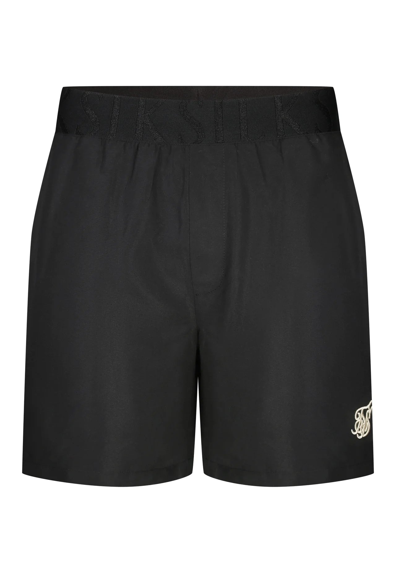 SIKSILK Szorty kąpielówki krótkie spodenki czarne SS-27336 do pływania XXL