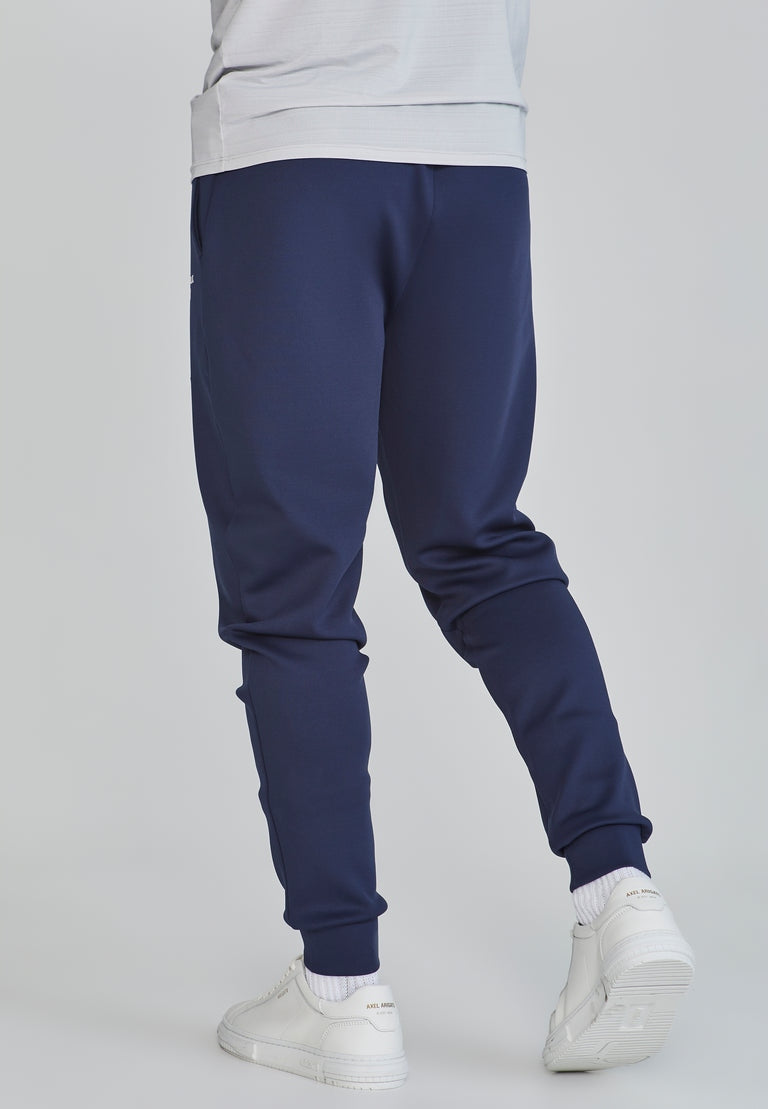 SIKSILK Spodnie męskie dresowe niebieskie granatowe SS-26902 rozmiar S
