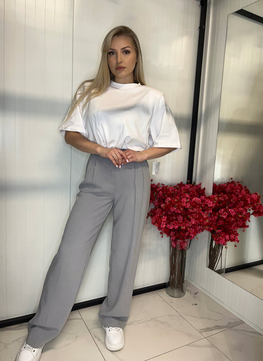 spodnie casual szare belluci S