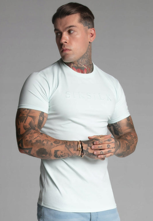 SIKSILK T-shirt męski SS-27373 koszulka Muscle Fit T-Shirt rozmiar XL