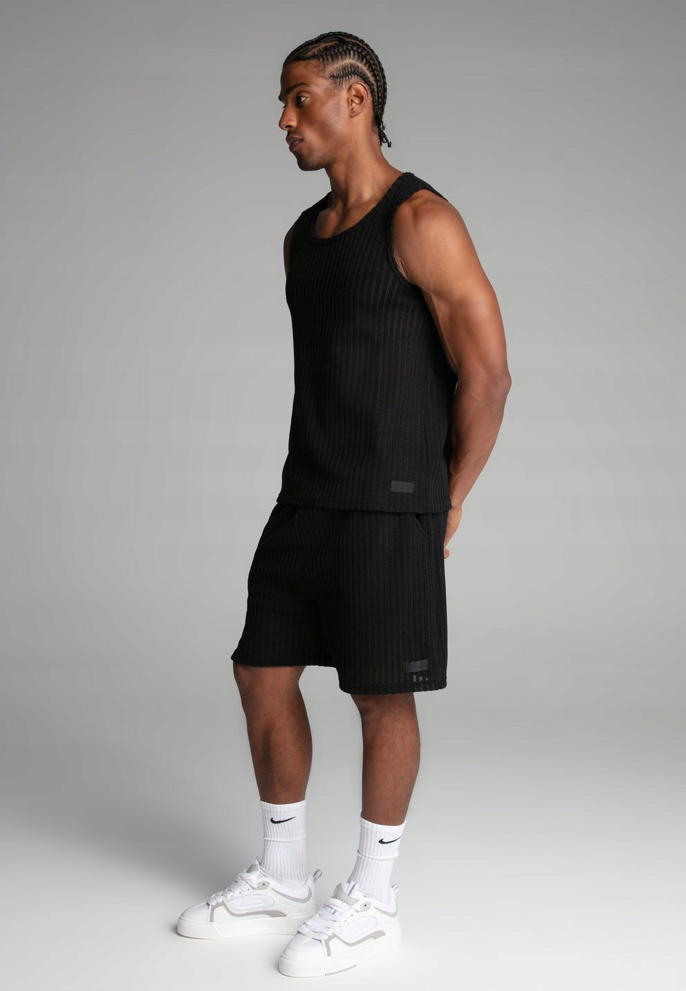 SIKSILK koszulka bez rękawów podkoszulka T-shirt SS-27413 rozmiar L