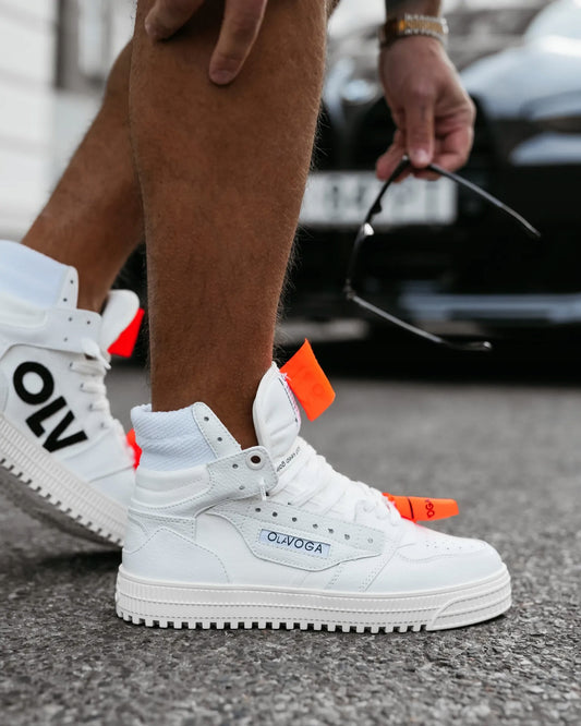 OLAVOGA Sneakersy buty męskie białe O LA VOGA Men HYPER - Biały rozmiar 45