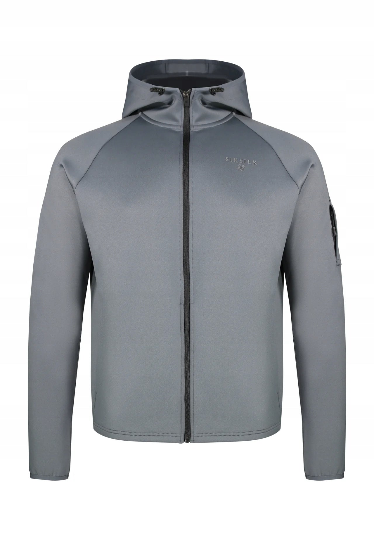 SIKSILK Bluza Męska Niebieska Rozpinana SS-28281 Full Zip Hoodie Premium S