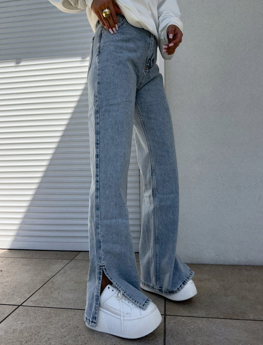 Spodnie Jeansy FLARED - dark jeans By Me rozmiar M