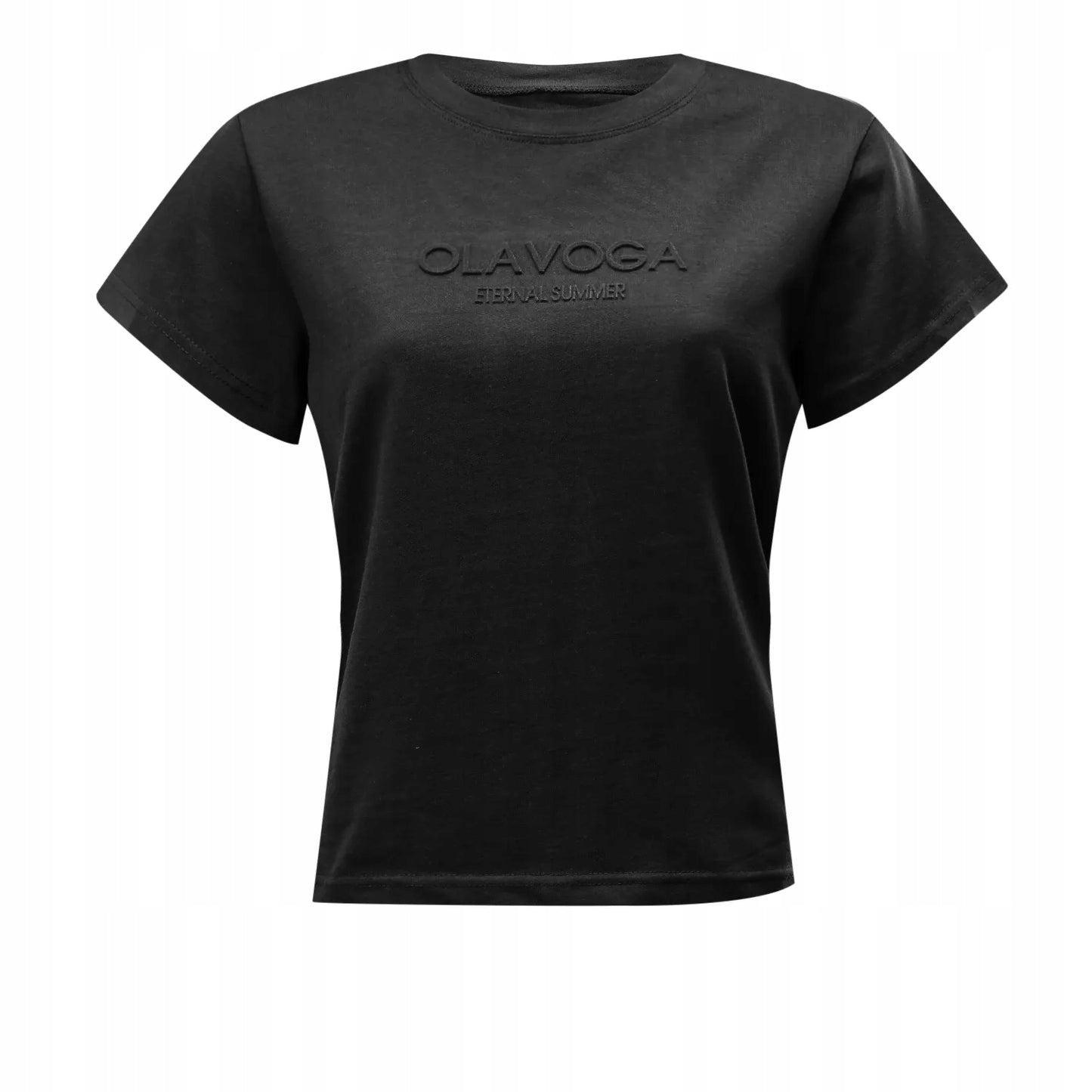 OLAVOGA T-shirt damski O LA VOGA SUBTLE - CZARNY rozmiar S