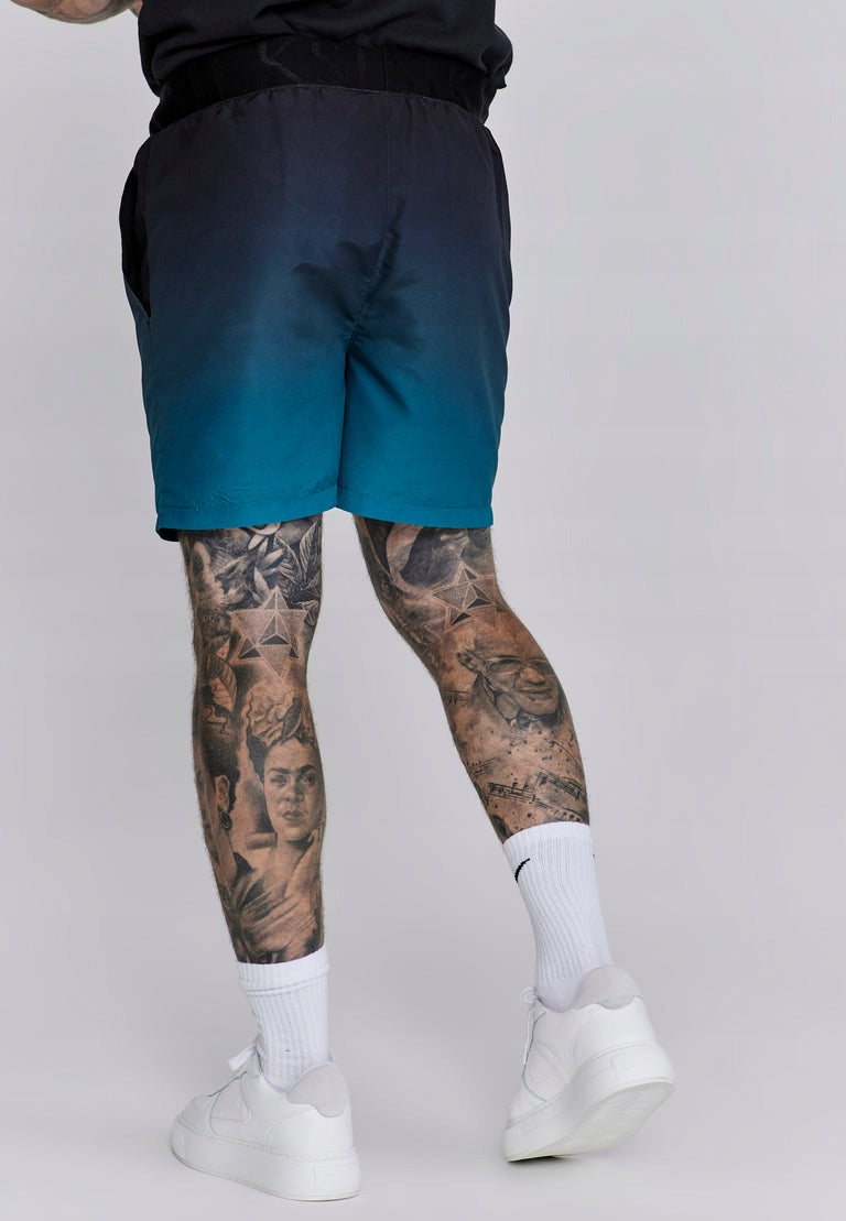 SIKSILK Szorty kąpielówki krótkie spodenki niebieskie SS-27198 rozmiar L