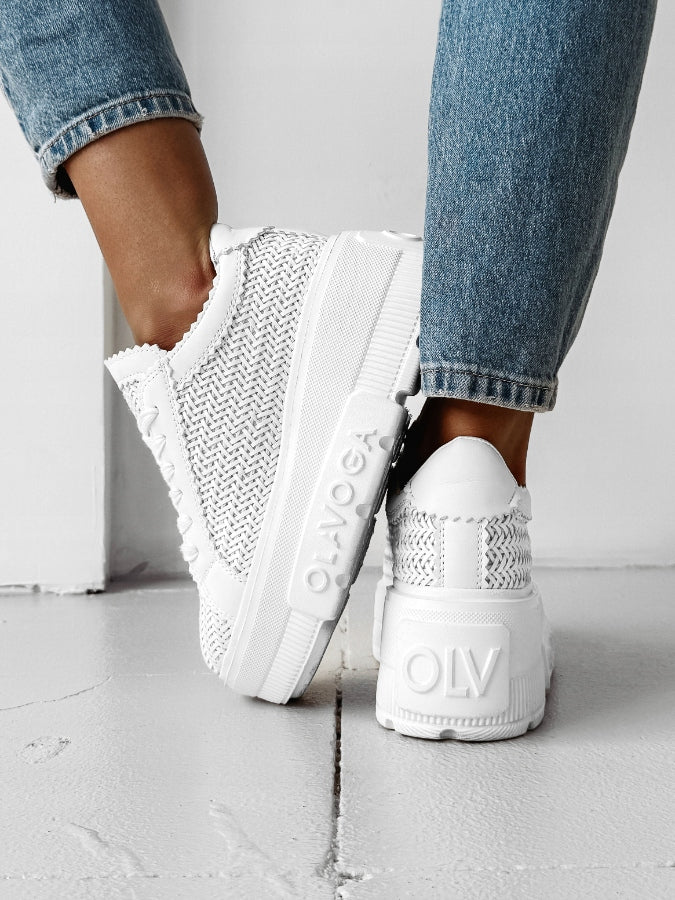 Olavoga Vacancy Buty Damskie Sportowe Casual biały - rozmiar 38