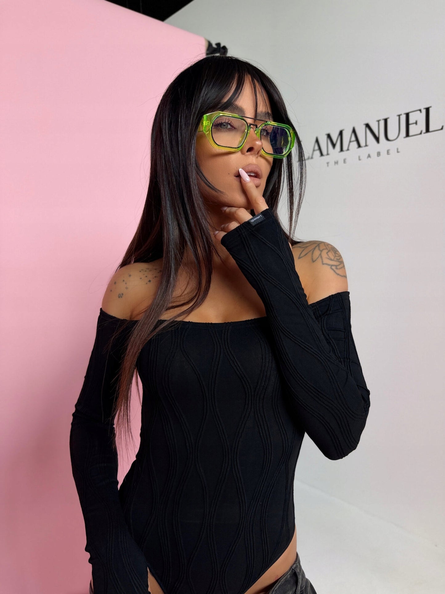 Body ESSENCE LaManuel czarne ROZMIAR XS/S LA MANUEL
