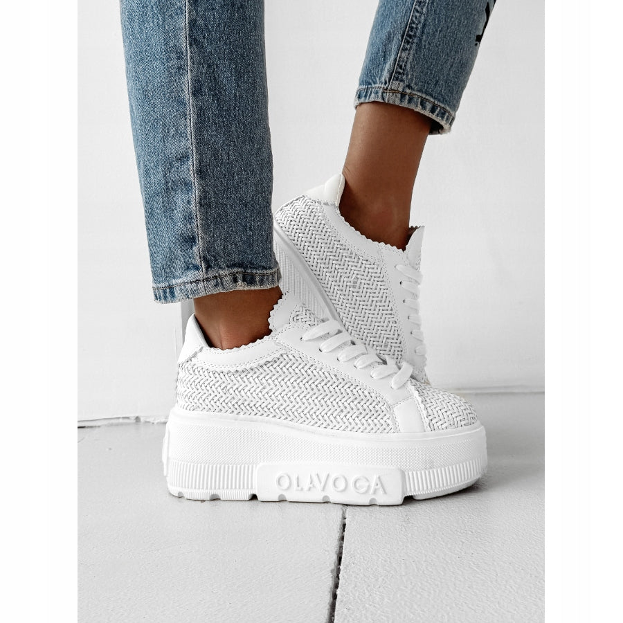 Olavoga Vacancy Buty Damskie Sportowe Casual biały - rozmiar 38