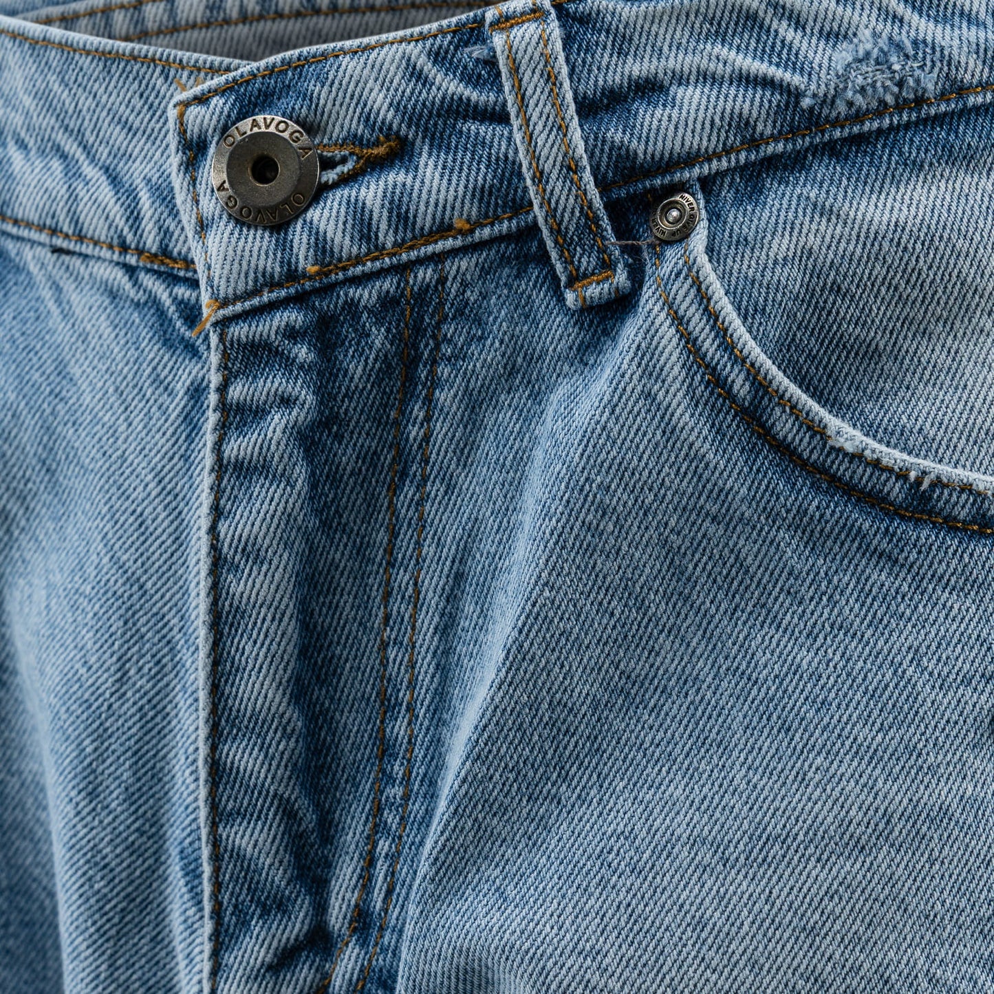 Spodenki męski jeansowe OLAVOGA Men CANYON niebieskie jeans