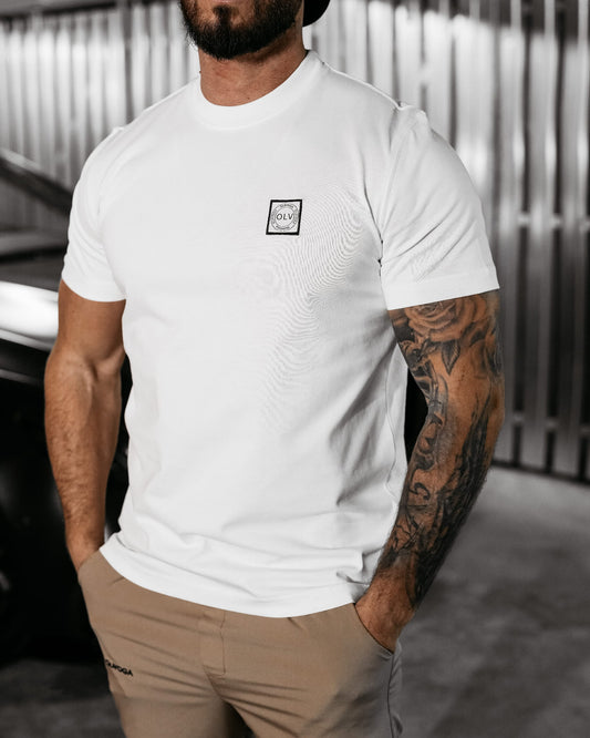 OLAVOGA T-shirt męski biały O LA VOGA Men STONE ECRU