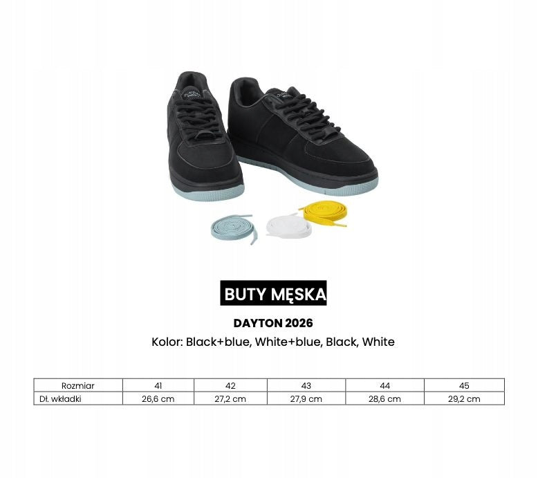 Buty męskie SNEAKERSY OLAVOGA DAYTON białe ROZMIAR 43 O LA VOGA