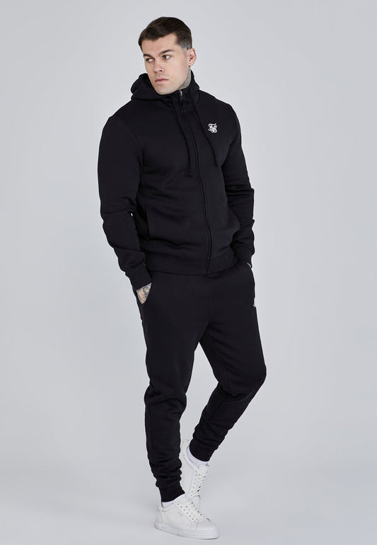 SIKSILK dresy męskie czarne bawełniane ocieplane SS-28539 komplet rozmiar S