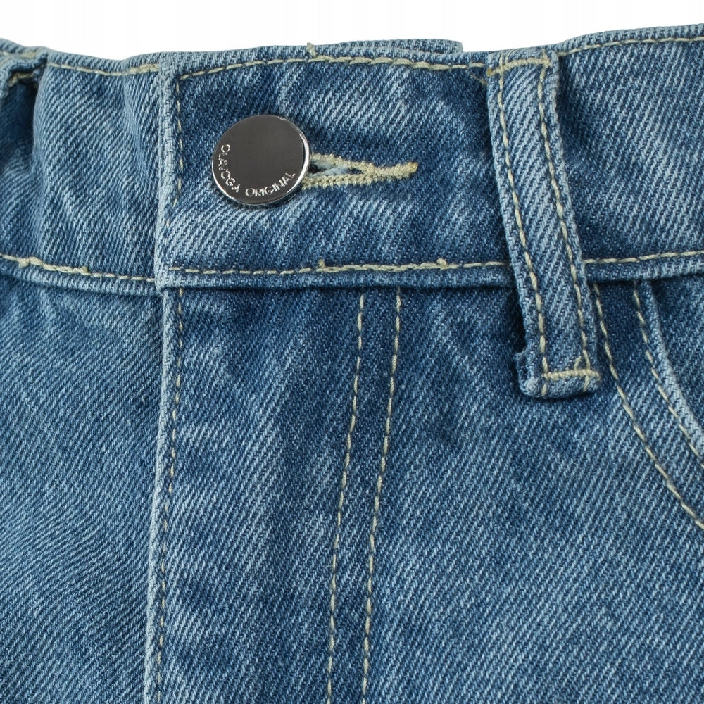 Spodnie damskie OLAVOGA REIRY 2026 niebieskie - ROZMIAR S JEANS