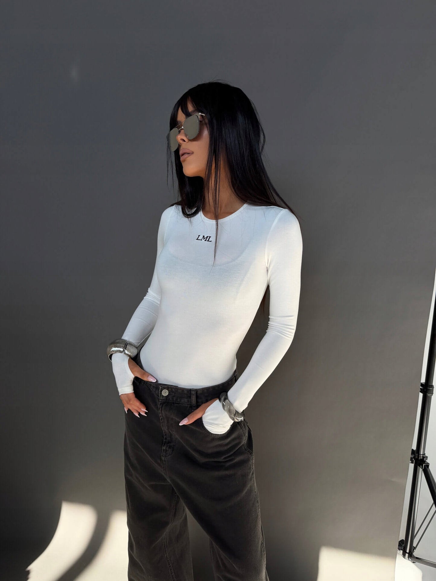 Body FEVER LaManuel ecru XS/S BIAŁE LA MANUEL