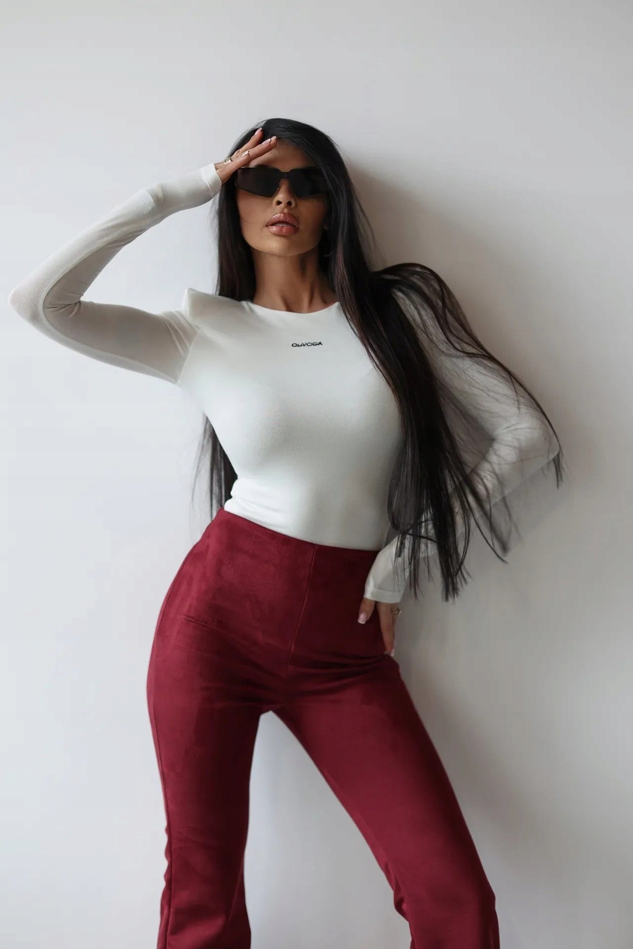Body WISADA OLAVOGA - ecru [Rozmiar XS]