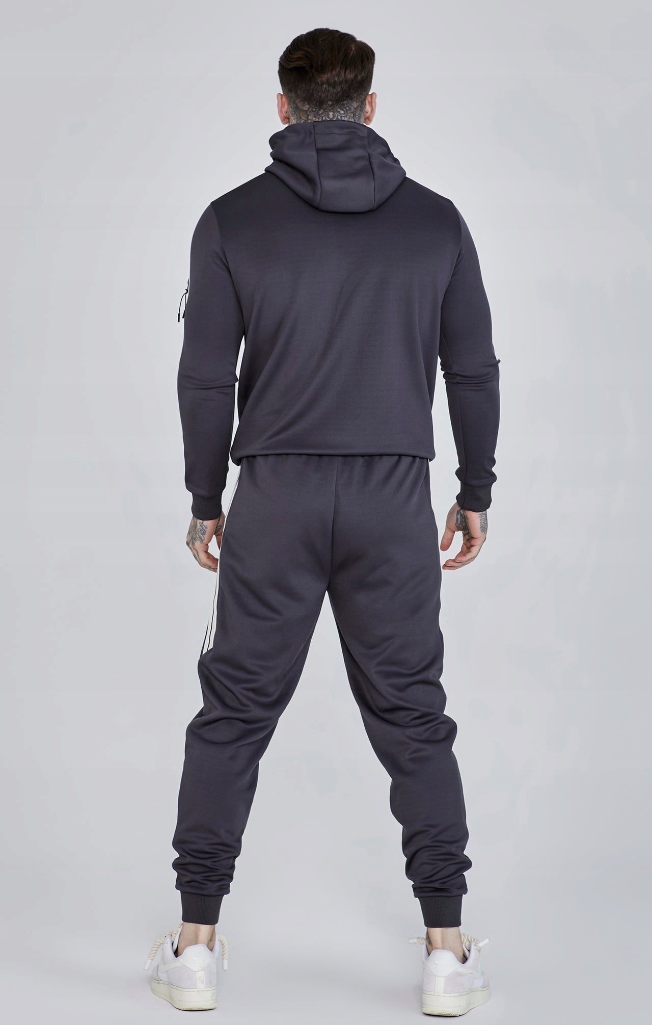 SIKSILK Bluza męska rozpinana szara SS-27007 rozmiar S